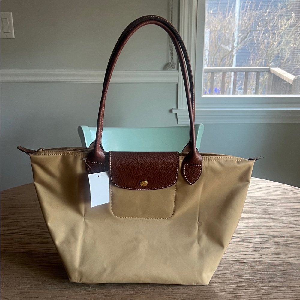 LongChamp Le Pliage Tote - Tan